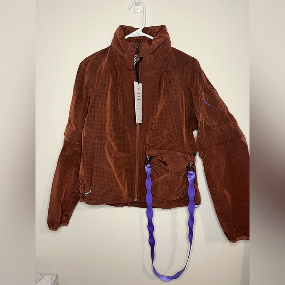 NWT lululemon convertible ripstop hiking jacket 6 - ancient copper - Picture 10 of 11
